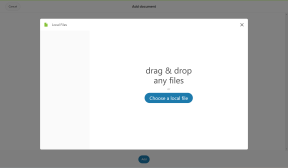 Modal with option to drag & drop any files or choose a local file